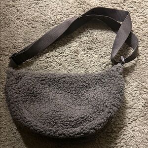 Cozy Fleece Crossbody Bag